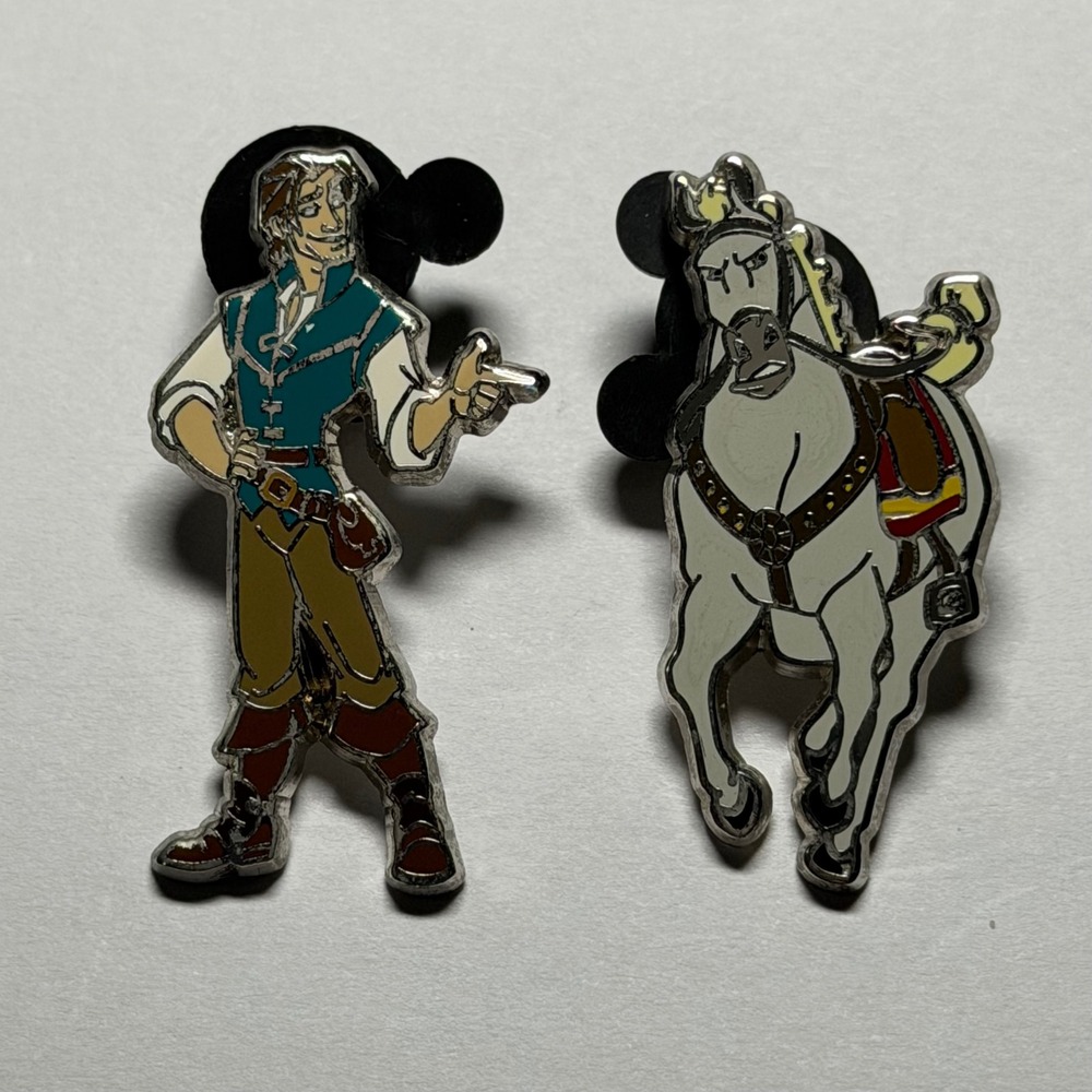 Disney Tangled‎ Flynn Rider and Maximus Horse Trading Pin Set FAC-000122-16100